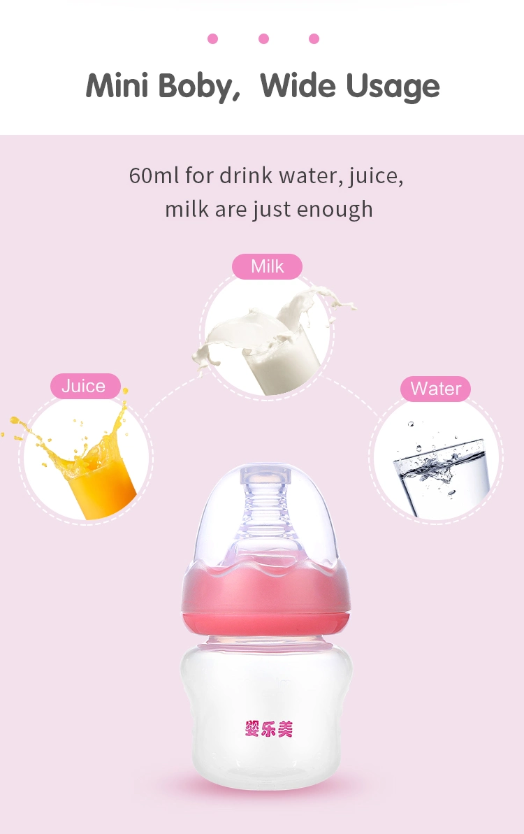 Hot Sell Standard Cute Baby Feeding Bottles Food Grade PP Baby Milk Bottle