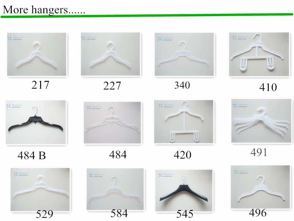 10&prime;&prime;plastic Baby Hanger with Clips, Clip Hanger for Baby Clothes