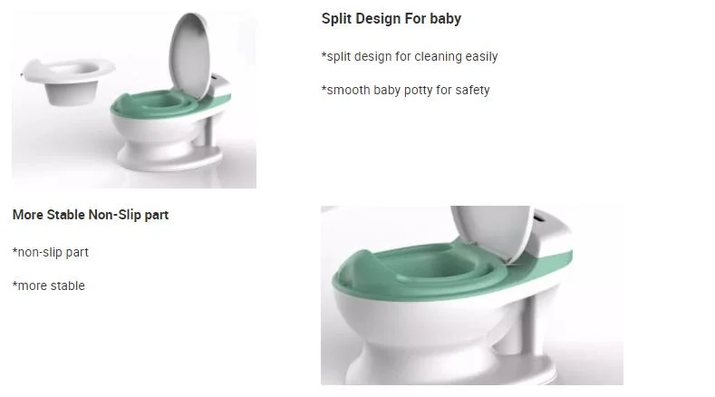 Pumping Sound Simulation Baby Training Potty Easy Portable Simulate to Adult&prime; S Toilet Potty Best Selling